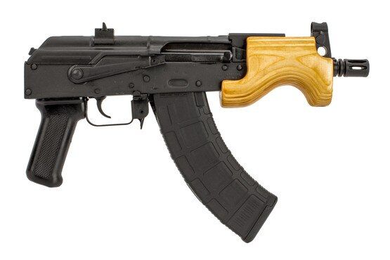 The Century Arms Micro Draco Pistol features a short 6.25 inch barrel